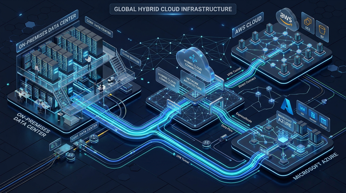Interlink Hybrid Cloud Architecture Diagram