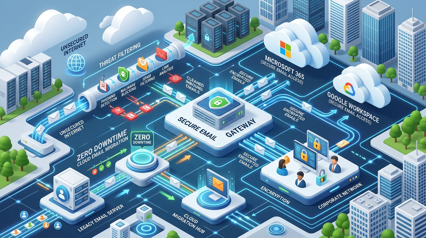 Interlink Secure Email Gateway and Zero Downtime Cloud Migration