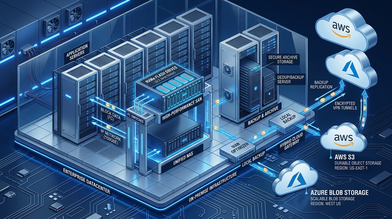 Interlink Enterprise Tiered Storage SAN NAS and Cloud Replication